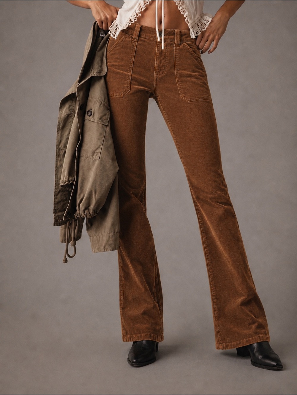 Anthropologie Sanctuary Corduroy Flared Pants